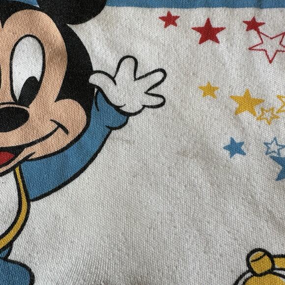Vintage Disney Babies Mickey Mouse All Over Print AOP‎ Romper Size 0-6 Months - Picture 7 of 9